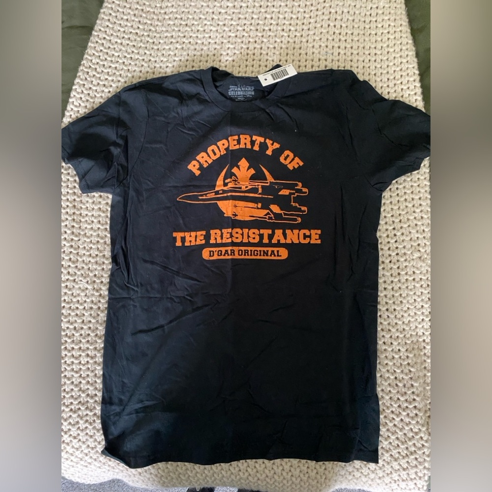 Star Wars T-shirt - Unisex -  Black - Orange Print